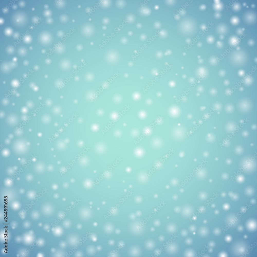 Light Blue blurred bokeh winter background. EPS 10 Light Blue blurred bokeh winter background. EPS 10
