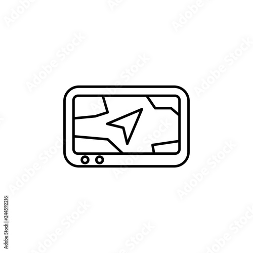 travel, sailboat outline icon. Element of travel illustration. Signs and symbols icon can be used for web, logo, mobile app, UI, UX