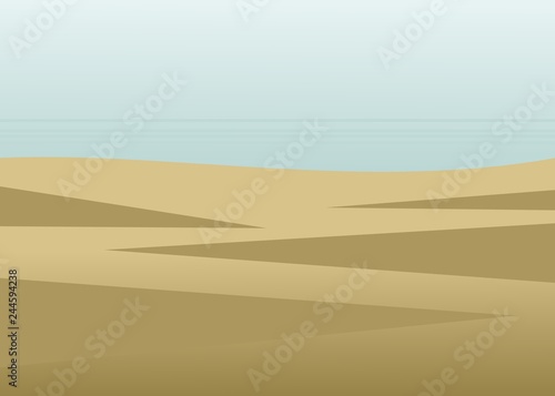 evening desert