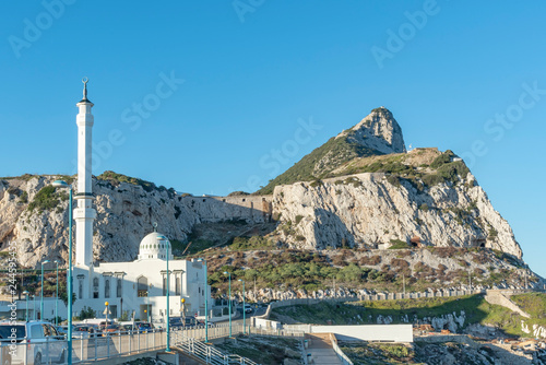 South part of Gibraltar with mosque