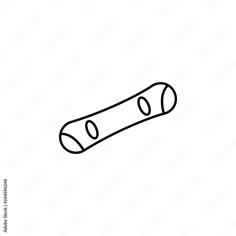 Naklejka premium travel, mittens outline icon. Element of travel illustration. Signs and symbols icon can be used for web, logo, mobile app, UI, UX