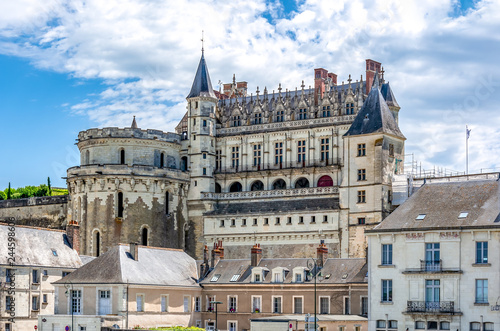 Amboise castle in Loire valley, France