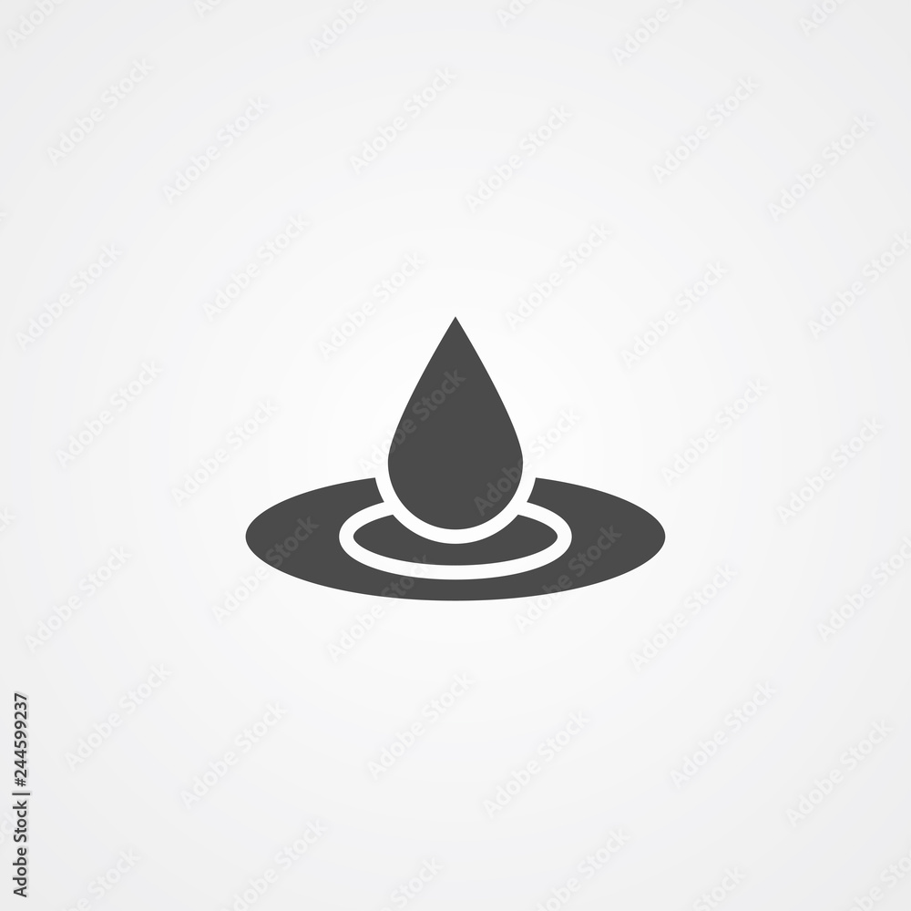 Waterdrop vector icon sign symbol Waterdrop vector icon sign symbol