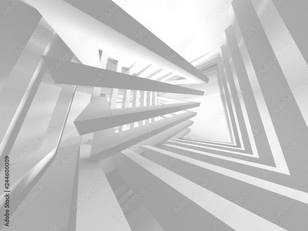 White Architecture Construction Modern Interior Background White Architecture Construction Modern Interior Background