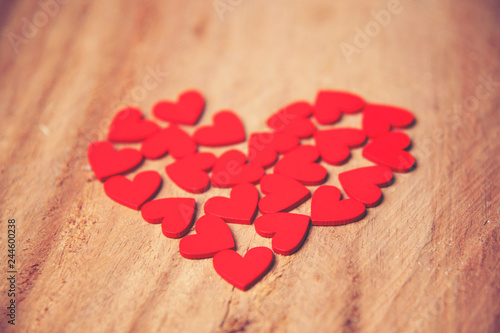 Valentines Day background w...