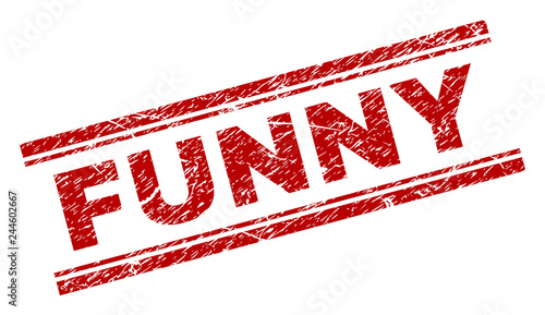 FUNNY seal imprint with cor...