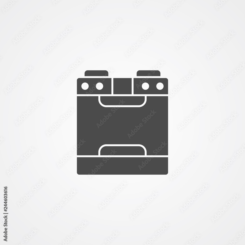 Stove vector icon sign symbol Stove vector icon sign symbol