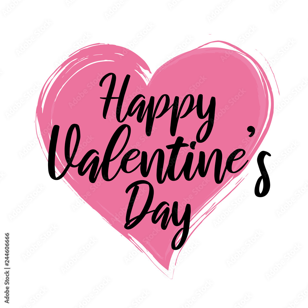 Happy Valentine's Day vector card