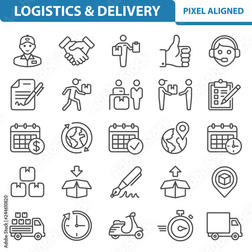 Logistics & Delivery Icons