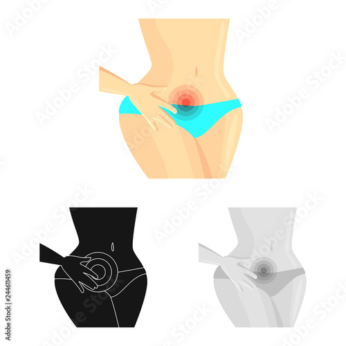 Vector illustration of hospital and rendering sign. Collection of hospital and help stock symbol for web.