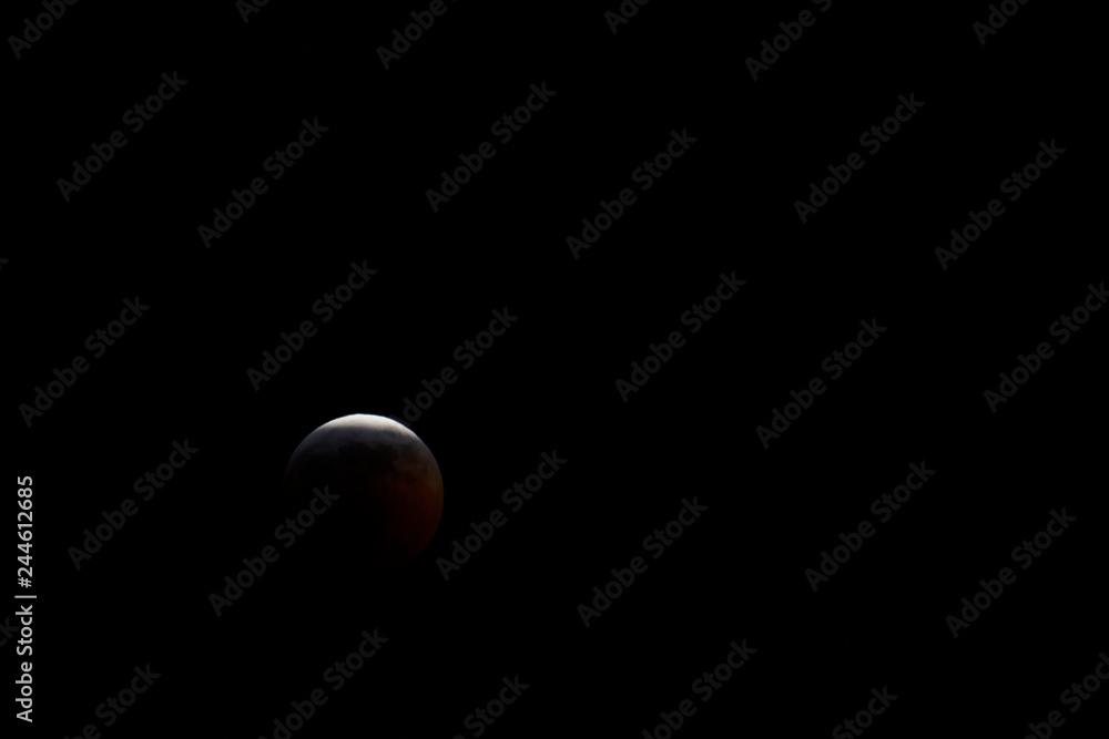 January 2019 Super Blood Wolf Moon Eclipse Nears Totality January 2019 Super Blood Wolf Moon Eclipse Nears Totality