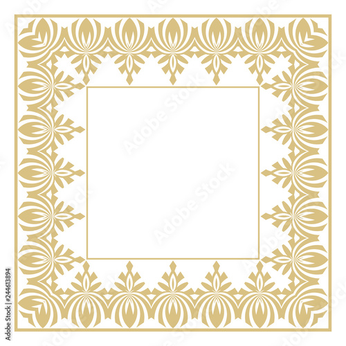 Art rectangular ornament.