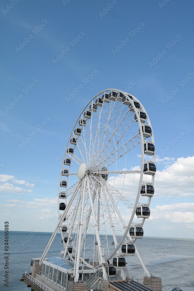ferris wheel at the seaside