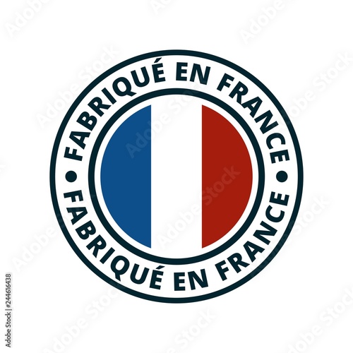 Made in France illustration (Non-English text - Made in France Guarantee)