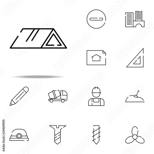 roof, window icon. construction icons universal set for web and mobile