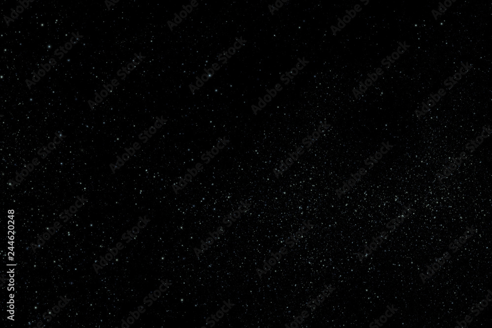 Stars and galaxy outer space sky night universe background 3d rendering
