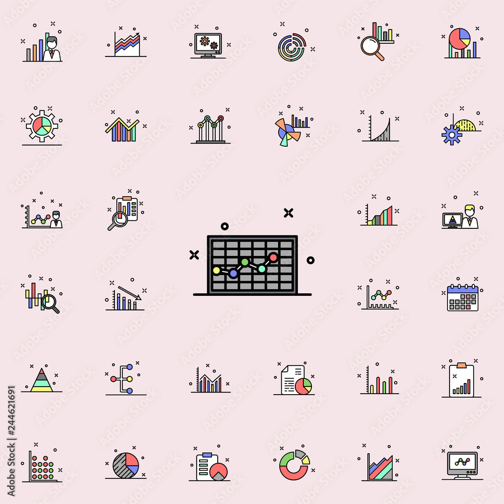 cell diagram colored icon. Business charts icons universal set for web and mobile cell diagram colored icon. Business charts icons universal set for web and mobile