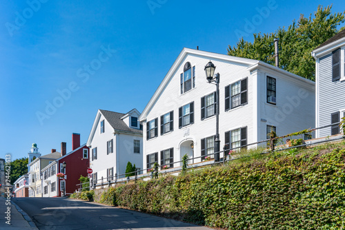 Historic homes in Plymouth, Massachusetts © pabrady63