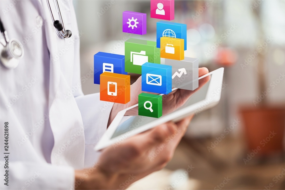 Dctor work on digital tablet healthcare doctor technology tablet Dctor work on digital tablet healthcare doctor technology tablet