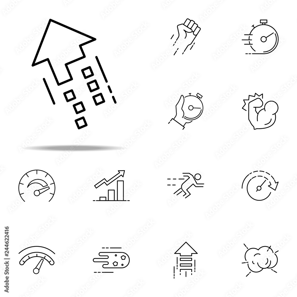 aspiring arrow icon. Speed icons universal set for web and mobile aspiring arrow icon. Speed icons universal set for web and mobile