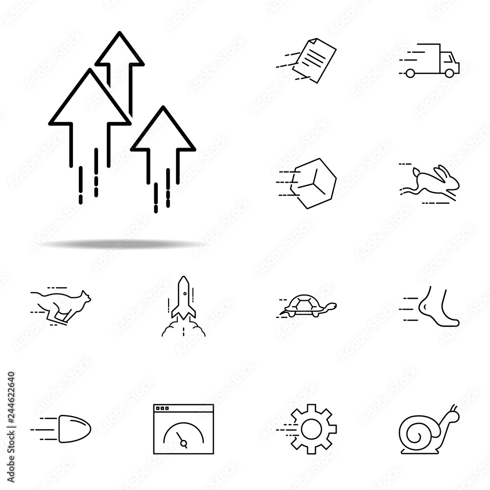 flying arrows icon. Speed icons universal set for web and mobile flying arrows icon. Speed icons universal set for web and mobile