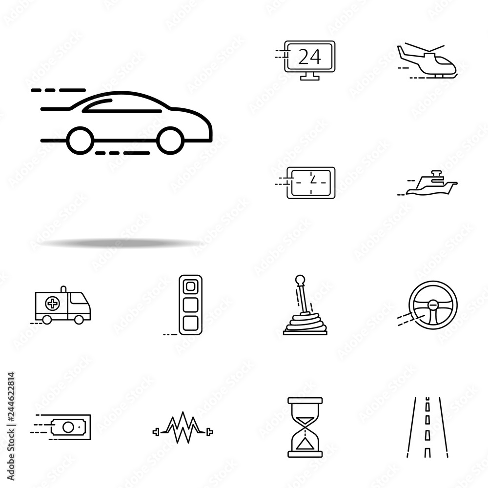 car at speed icon. Speed icons universal set for web and mobile car at speed icon. Speed icons universal set for web and mobile