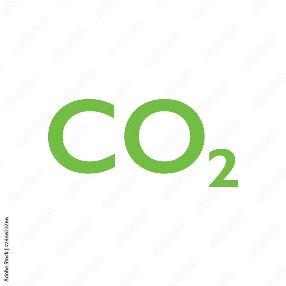 CO2 vector icon. CO2 sign on white background. CO2 icon for web and app. CO2 vector icon. CO2 sign on white background. CO2 icon for web and app.