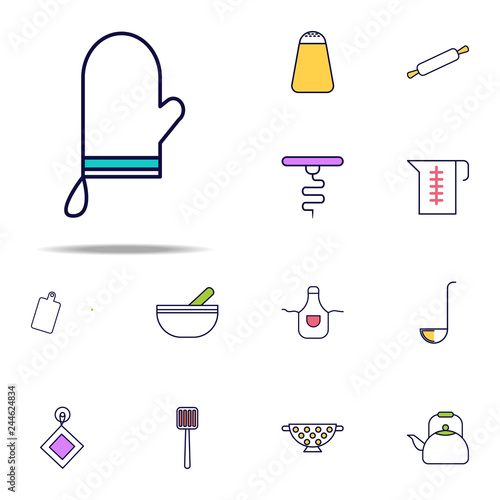 kitchen mittens icon. web icons universal set for web and mobile