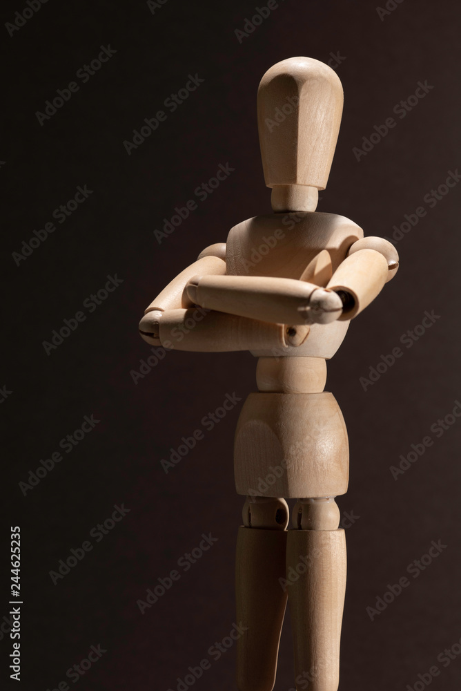 Wooden Artists Mannequin - Proud / Angry Gesture Wooden Artists Mannequin - Proud / Angry Gesture