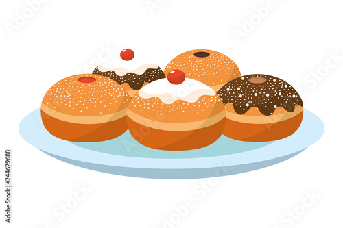 hanukkah party cartoon