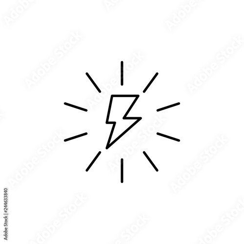 electricity, electrical network icon. Element of electricity for mobile concept and web apps illustration