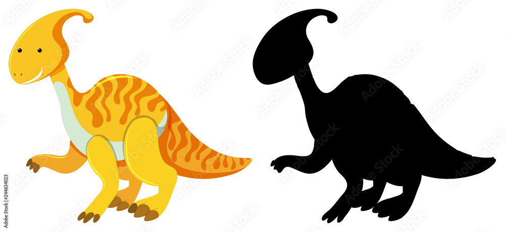 Obraz premium Set of dinosaur character