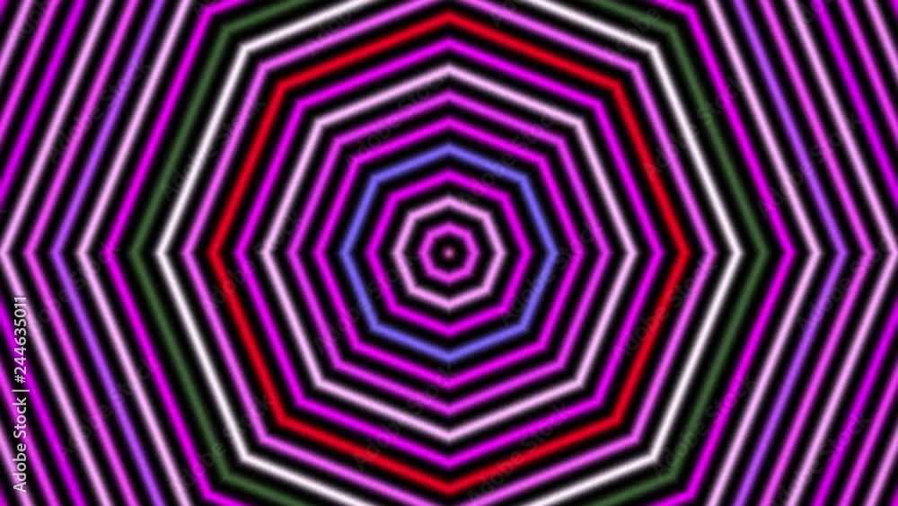 Hypnotic color changing shapes seamless loop animation background. Illusion background, psychedelic background Hypnotic color changing shapes seamless loop animation background. Illusion background, psychedelic background