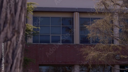ISOLATED INSTITUTIONAL WINDOWS.  LOCK OFF SHOT IN 4K, 10 BIT.