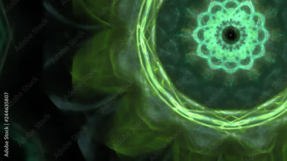 Abstract fractal forms morph and oscillate (Loop) Abstract fractal forms morph and oscillate (Loop)