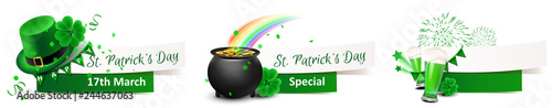 St. Patrick's Day - Banner Set 