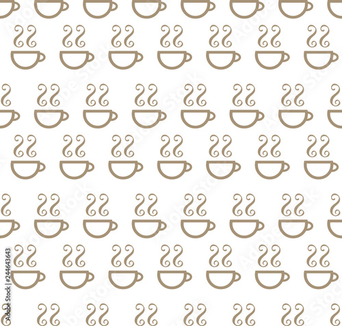coffee break wallpaper pattern espresso hot drink vector design © djoko hariyono