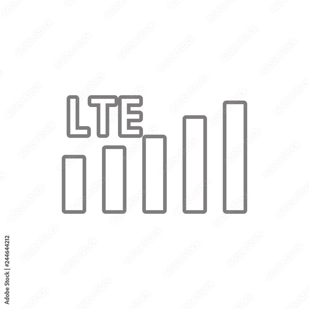 lte network mobile icon. Element of cyber security for mobile concept and web apps icon. Thin line icon for website design and development, app development lte network mobile icon. Element of cyber security for mobile concept and web apps icon. Thin line icon for website design and development, app development