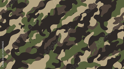 Camouflage background. Seamless pattern.Vector. 迷彩パターン