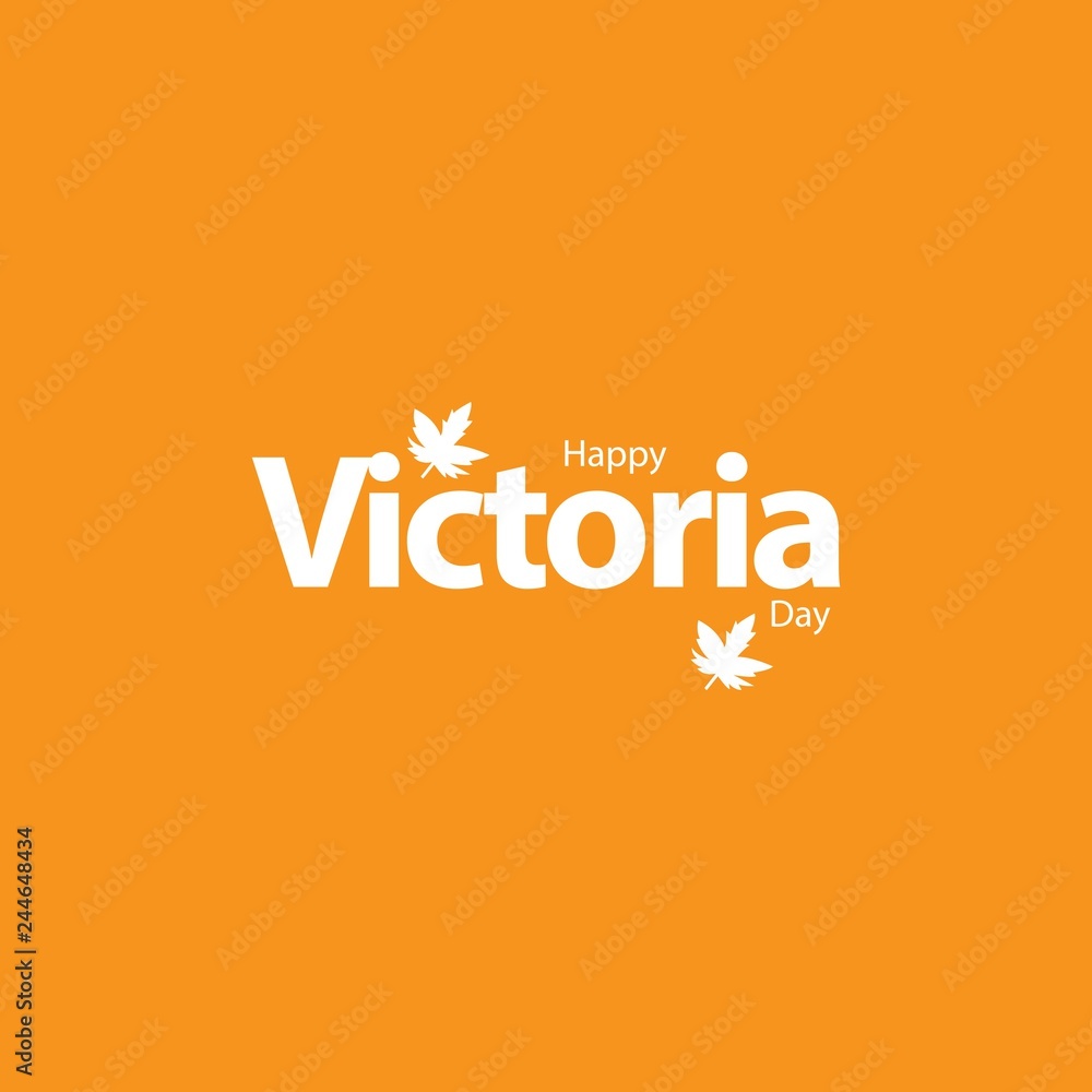 Happy Victoria Day Vector Template