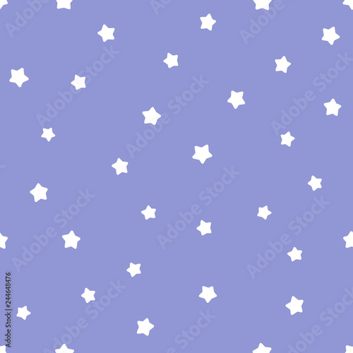 Cute kids illustration of night sky with stars