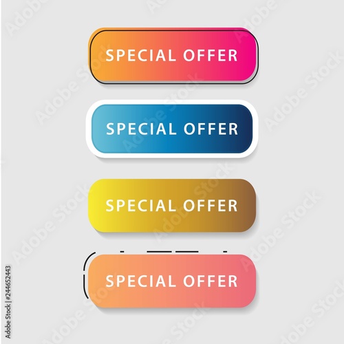 Icon Web Banner Vector Template