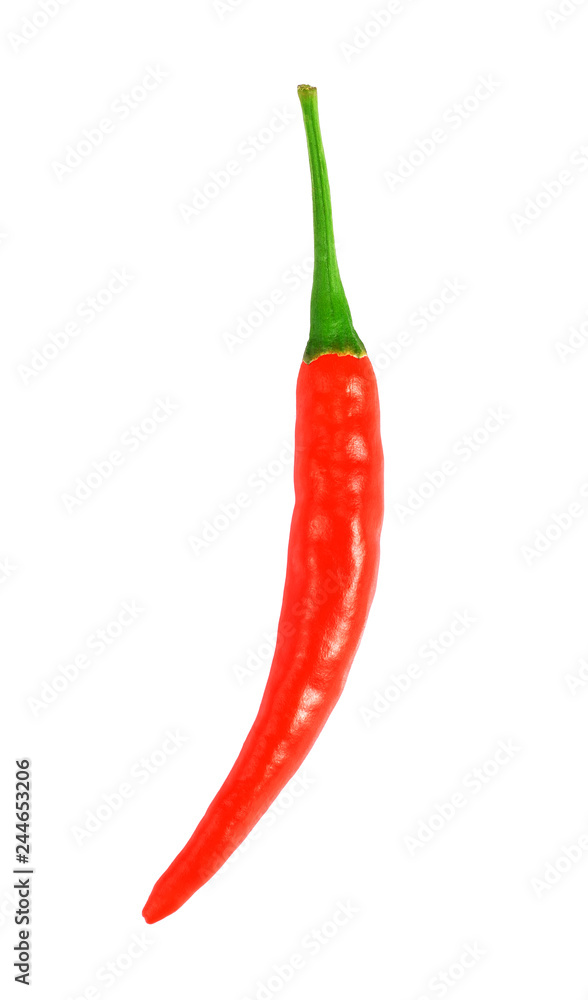 Red chili pepper isolated on white background Red chili pepper isolated on white background