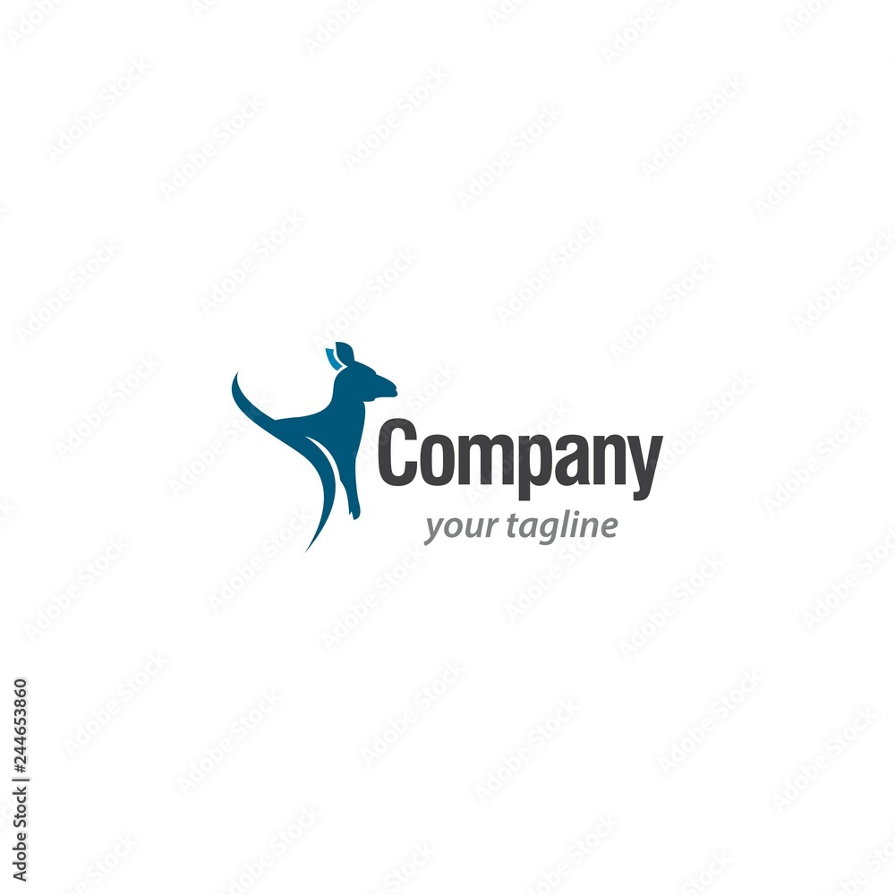 Kangaroo Logo vector template Kangaroo Logo vector template