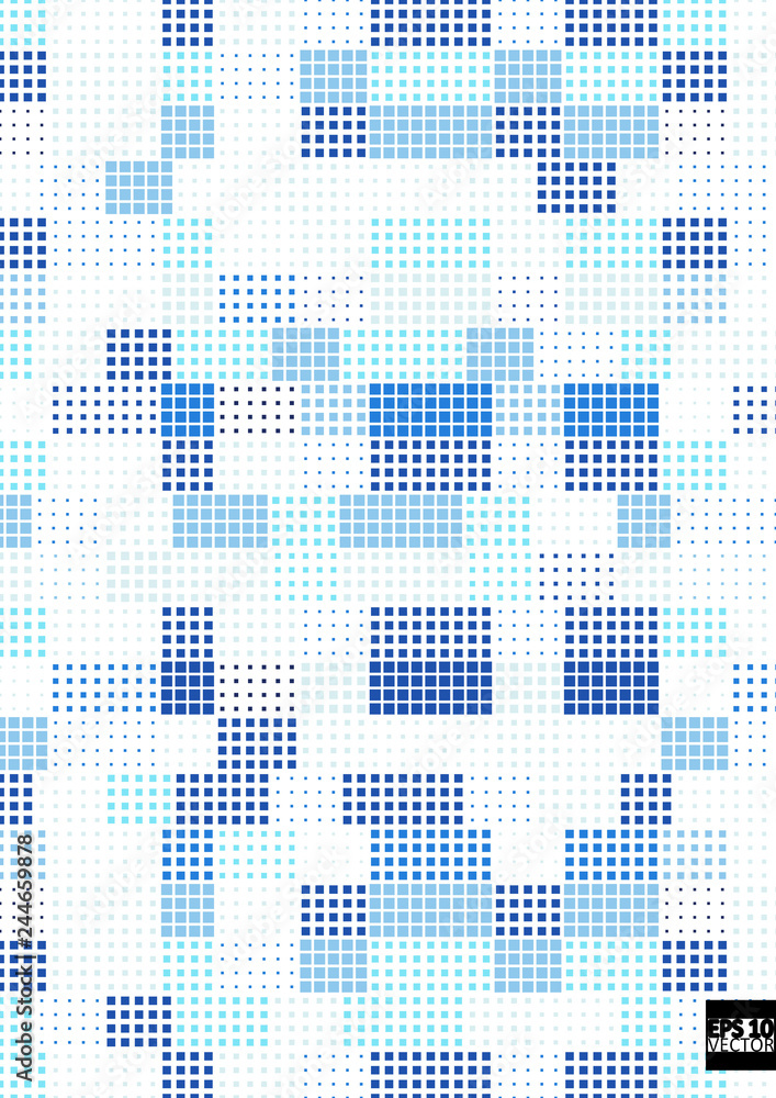 Abstract textured 3d spheres with reflective surface. Eps10 Vector illustration