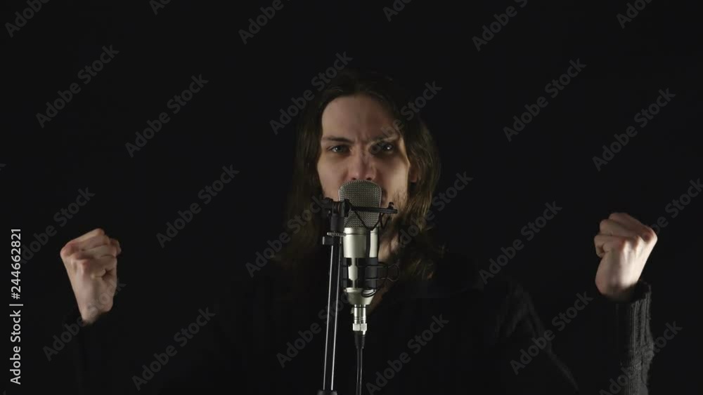 the guy sings in the Studio the guy sings in the Studio