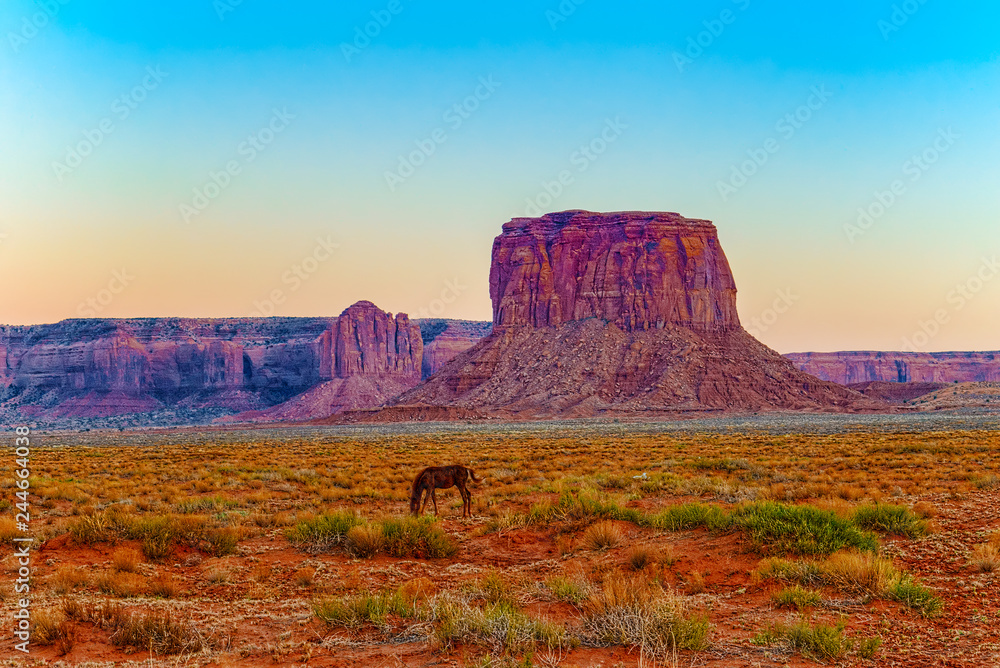 View of Monument Valley in Utah, USA.