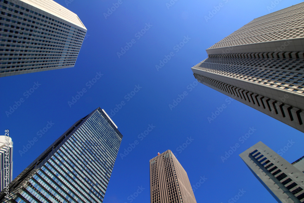 Scenery of skyscrapers in Tokyo Shinjuku