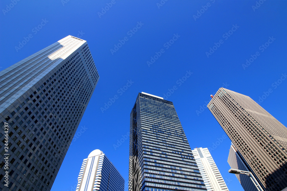 Scenery of skyscrapers in Tokyo Shinjuku