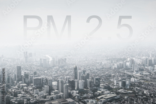 Photography Smog city from PM 2